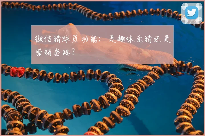 微信猜球员功能:是趣味竞猜还是营销套路?